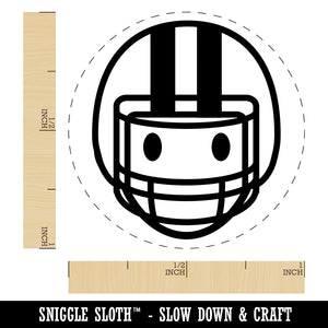 Occupation Athlete Football Helmet Icon Rubber Stamp for Stamping Crafting Planners