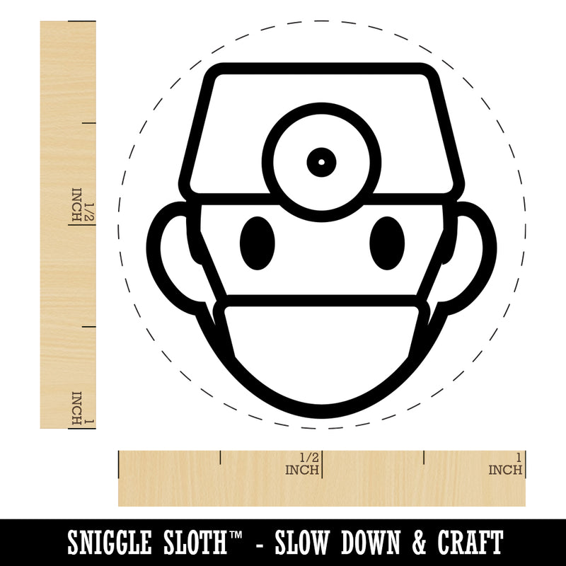 Occupation Medical Doctor Surgeon Icon Rubber Stamp for Stamping Crafting Planners