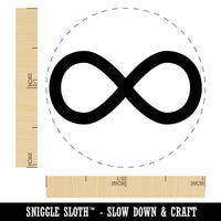 Infinity Symbol Solid Rubber Stamp for Stamping Crafting Planners