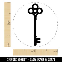 Vintage Skeleton Key Rubber Stamp for Stamping Crafting Planners