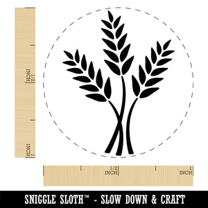 Wheat Stems Bread Baking Rubber Stamp for Stamping Crafting Planners