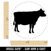 Solid Cow Farm Animal Rubber Stamp for Stamping Crafting Planners