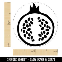 Yummy Pomegranate Fruit Vegetable Summer Rubber Stamp for Stamping Crafting Planners