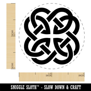 Clover Irish Celtic Knot Rubber Stamp for Stamping Crafting Planners