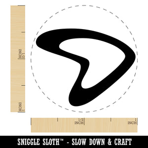Retro Boomerang Rubber Stamp for Stamping Crafting Planners