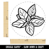 Basil Herb Plant Rubber Stamp for Stamping Crafting Planners