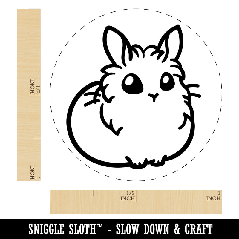 Lionhead Rabbit Bunny Cute Rubber Stamp for Stamping Crafting Planners