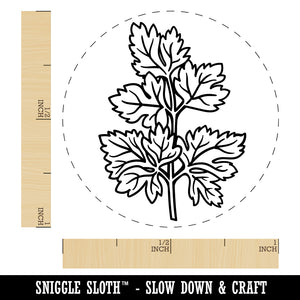 Parsley Herb Plant Rubber Stamp for Stamping Crafting Planners