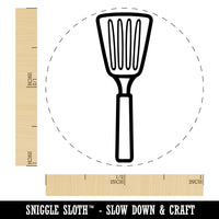 Spatula Kitchen Utensil BBQ Grilling Rubber Stamp for Stamping Crafting Planners