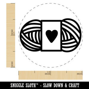 Darling Skein of Yarn Crocheting Knitting Yarn Crafts Rubber Stamp for Stamping Crafting Planners
