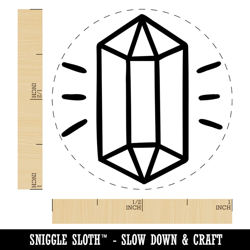 Hand Drawn Crystal Healing Meditation Roleplaying Game Rubber Stamp for Stamping Crafting Planners