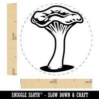 Chanterelle Mushroom Fungus Fungi Rubber Stamp for Stamping Crafting Planners