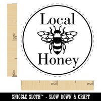 Local Honey Bee for Apiarist Beekeeper Rubber Stamp for Stamping Crafting Planners