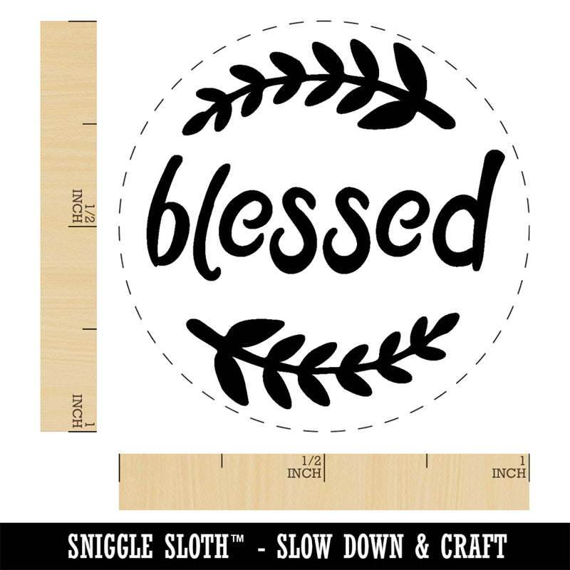 Blessed Wheat Strands Rubber Stamp for Stamping Crafting Planners