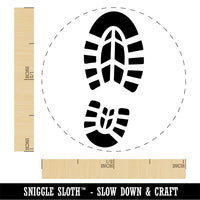 Shoe Print Boot Rubber Stamp for Stamping Crafting Planners
