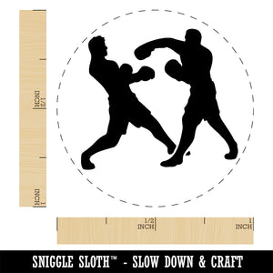 Boxers Boxing Fighting Punch Dodge Rubber Stamp for Stamping Crafting Planners