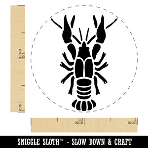 Crawdad Crayfish Mudbug Crustacean Rubber Stamp for Stamping Crafting Planners