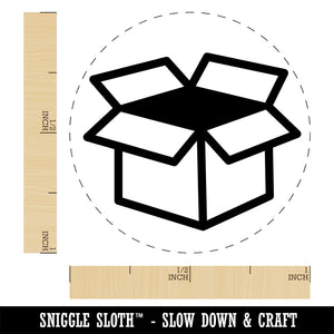 Open Box Package Shipping Rubber Stamp for Stamping Crafting Planners