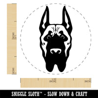 Great Dane Dog Head Pet Rubber Stamp for Stamping Crafting Planners