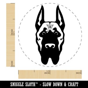 Great Dane Dog Head Pet Rubber Stamp for Stamping Crafting Planners