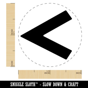 Less Than Math Symbol Rubber Stamp for Stamping Crafting Planners