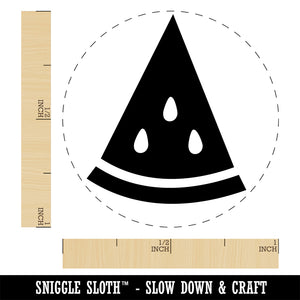 Watermelon Wedge Rubber Stamp for Stamping Crafting Planners