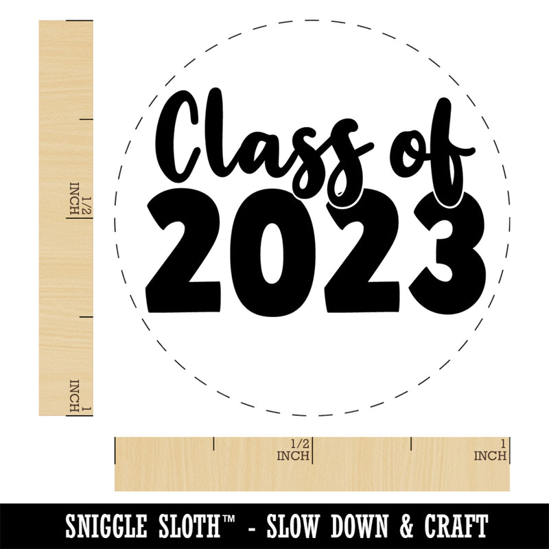 Class of 2023 Graduation Rubber Stamp for Stamping Crafting Planners