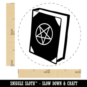 Witch Tome Spell Book Grimoire for Magic Witchcraft Rubber Stamp for Stamping Crafting Planners