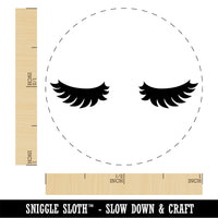 Luscious Plump Eyelashes Rubber Stamp for Stamping Crafting Planners