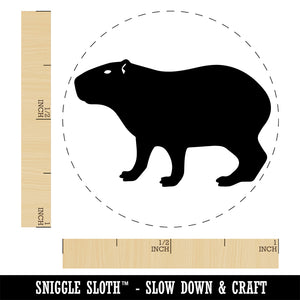 Capybara Standing Silhouette Rubber Stamp for Stamping Crafting Planners