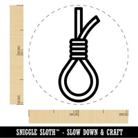 Hangman's Noose Knot Tarot Card Rubber Stamp for Stamping Crafting Planners