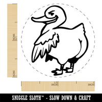 Cheeky Duck Butt Rubber Stamp for Stamping Crafting Planners