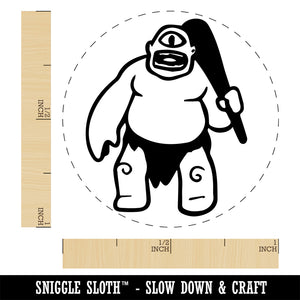 Cyclops Giant Greek Monster Rubber Stamp for Stamping Crafting Planners