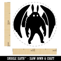 Mothman Cryptozoology Monster Rubber Stamp for Stamping Crafting Planners