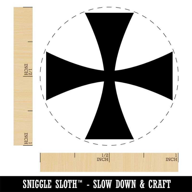 Templar Cross Rubber Stamp for Stamping Crafting Planners