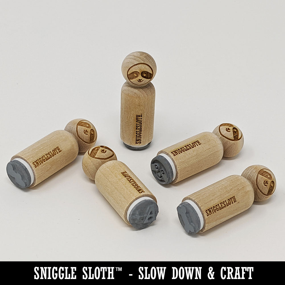 Toilet Paper Roll Icon Rubber Stamp for Stamping Crafting Planners –  Sniggle Sloth