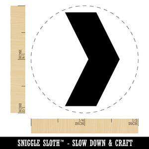 Chevron Arrow Solid Rubber Stamp for Stamping Crafting Planners