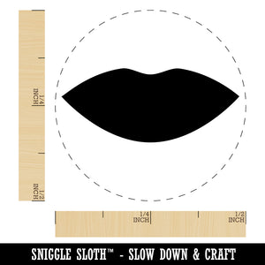 Lips Mouth Solid Rubber Stamp for Stamping Crafting Planners
