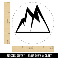 Mountains Jagged Rubber Stamp for Stamping Crafting Planners
