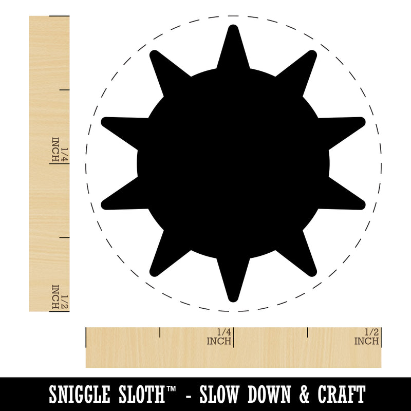 Sun Solid Rubber Stamp for Stamping Crafting Planners