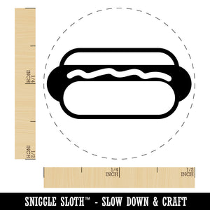 Yummy Hot Dog Rubber Stamp for Stamping Crafting Planners