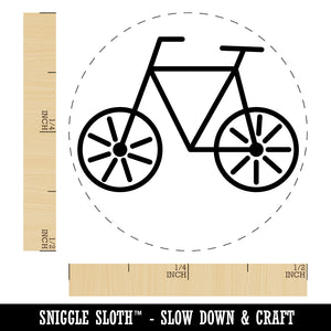 Bike Bicycle Doodle Rubber Stamp for Stamping Crafting Planners