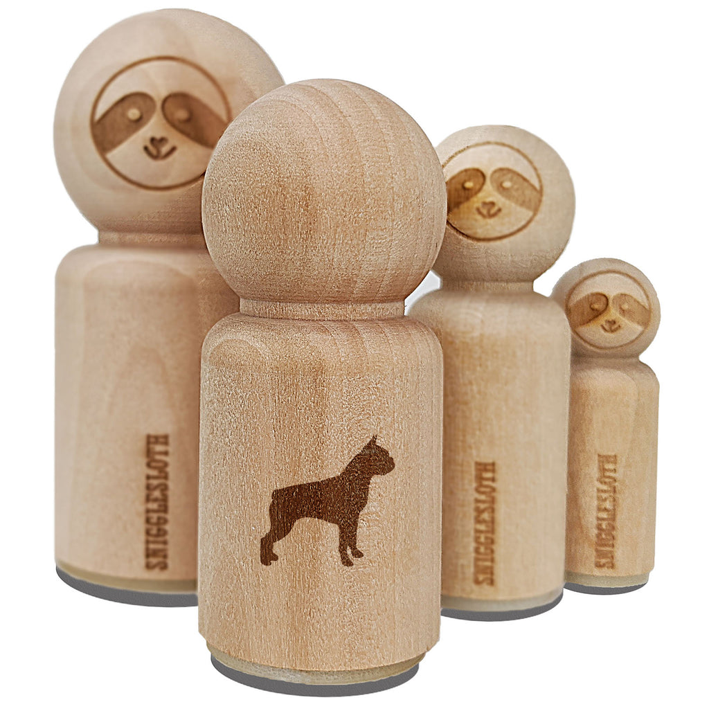 Boston Terrier Dog Solid Rubber Stamp for Stamping Crafting Planners