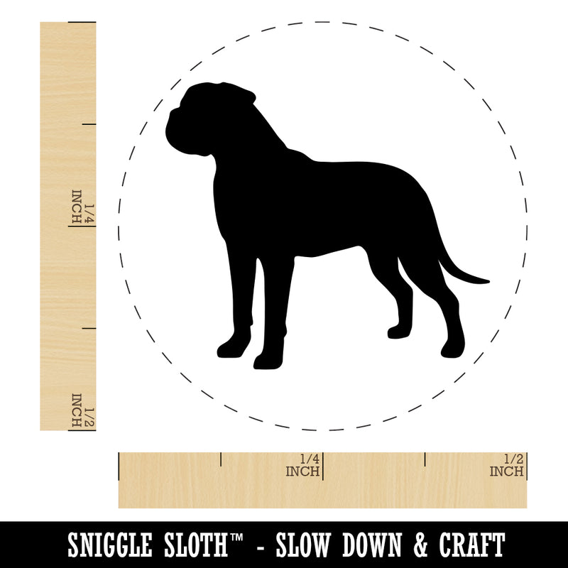 Bullmastiff Dog Solid Rubber Stamp for Stamping Crafting Planners