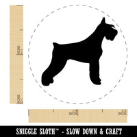 Giant Schnauzer Dog Solid Rubber Stamp for Stamping Crafting Planners