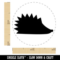 Hedgehog Profile Solid Rubber Stamp for Stamping Crafting Planners