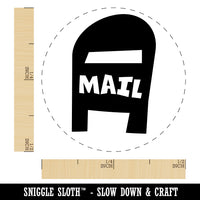 Mail Box Doodle Rubber Stamp for Stamping Crafting Planners