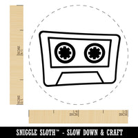 Retro Cassette Mix Tape Rubber Stamp for Stamping Crafting Planners