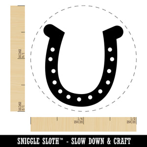 Horseshoe Lucky Rubber Stamp for Stamping Crafting Planners