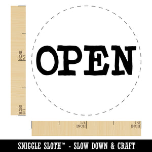 Open Fun Text Rubber Stamp for Stamping Crafting Planners